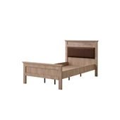 Ranza, Polo Genç Odası Takımı Çift Kişilik Çalışma Masalı Ceviz Ranza + Üç Kapaklı Ceviz Dolap - 2