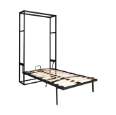 MODAMOB Akıllı Mobilya Metal Kasa Dikey Açılır Tek Kişilik Duvar Yatağı - 7