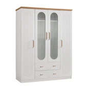 Gardırop, Vita Bohem 4 Kapaklı Çekmeceli Dolap - 2