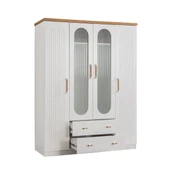 Gardırop, Vita Bohem 4 Kapaklı Çekmeceli Dolap - 3