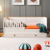 Genç Odası, Zenit 3 Kapaklı Dolap, Yavrulu Korkuluklu Sedir Karyola thumbnail 3