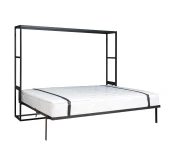 MODAMOB Akıllı Mobilya Metal Kasa Yatay Açılır Çift Kişilik Duvara Monte Yatak - 6