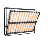 MODAMOB Akıllı Mobilya Metal Kasa Yatay Açılır Çift Kişilik Duvara Monte Yatak - 4