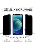 Apple iPhone 12 Pro Max Cam Ekran Koruyucu 5D Hayalet Privacy Gizli Zr-5DPrivacy thumbnail 3