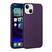 iPhone 15 Plus Uyumlu Kılıf Pürüzsüz Premier Silikon Kapak - 1