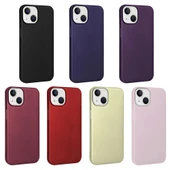 iPhone 15 Plus Uyumlu Kılıf Pürüzsüz Premier Silikon Kapak - 2