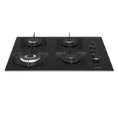 Altus ALA 189 DB 65 cm Siyah Cam Ankastre Ocak - 3