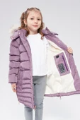 Benittokids Kız Çocuk Natürel Kürklü Kaban 51301 - 4