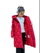 Kız Çocuk Kapüşonlu Kaban 51329 - 7