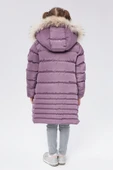 Benittokids Kız Çocuk Natürel Kürklü Kaban 51301 - 3