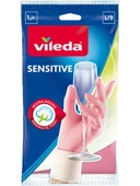 Vileda Sensitive Bulaşık Eldiveni Büyük Boy L/9 x 3 Adet thumbnail 2
