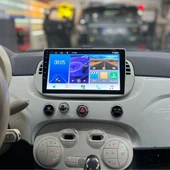 Fiat 500 - Araç Multimedya Ekran - 4GB 64GB - S - White - 2008 - 2015 - 9 Inch - MYWAY - RED - 5