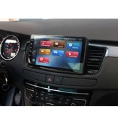 Peugeot 508 - Araç Multimedya Ekran - 4GB 64GB - S - Black - 2012 - 2018 - 9 Inch - MYWAY - RED - 5