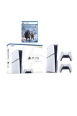 PLAYSTATİON 5 SLİM MODEL CD VERSİYON OYUN KONSOLU + 2 ADET DUALSENSE + GOD OF WAR RAGNAROK - 1