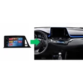Toyota C - Hr - Araç Multimedya Ekran - 4GB 64GB - S - Piano Black - 2018 - 2020 - 9 Inch - MYWAY - RED - 5