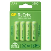 Gp Recyko AA Kalem Pil 2600 Mah Şarjlı 4 lü Pil Şarj Edilebilir Pil - 3