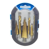 Nalburkent Kademeli Matkap Ucu Metal Ahşap Delme Oyma Seti Takımı 6 Parça - 5