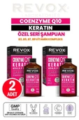 Coenzyme Q10 Keratin Vitamain Kompleks Güçlendirici Yenileyici Derin Besleyici Şampuan 2 Adet - 1