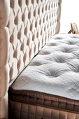 Niron  Elegance Lüks Yatak Baza ve Başlık Seti 180x200 cm Çift Kişilik Paket Yaylı Yumuşak Yatak Baza Başlık Takımı thumbnail 8