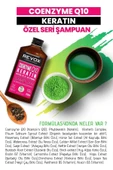 Coenzyme Q10 Keratin Vitamain Kompleks Güçlendirici Yenileyici Derin Besleyici Saç Bakım Şampuanı - 3