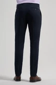 Koyu Lacivert Esnek Yandan Cepli Slim Fit Classic Pantolon 1003250106 - 4