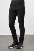 Siyah Esnek 5 Cep Casual Slim Fit 5 Cep Pantolon 1003245161 - 3