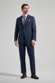 Kendinden Desenli Bez Ayağı Mono Yaka Tam Astar Esnek 4 Drop Comfort Fit Takım Elbise 1001250169 - 1