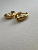 ASİMETRIK MINI KUPE RODYUM KAPLAMA 14 K thumbnail 3