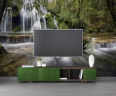 Şelale Nehir Orman Sonbahar Duvar Kağıdı Baskı thumbnail 3