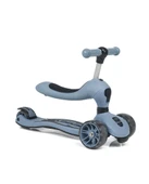 Smart Oturaklı Çocuk Scooter 3 Tekerlekli Işıklı Ledli Scooter Yükseklik Ayarlı 1-5 Yaş - 3