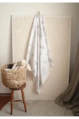 LİBABABY Müslin Yaprak- OEKO-TEX Sertifikalı %100 Pamuk 2 Katlı 110x115 cm  Bebek Müslin Battaniye & Örtü - 1