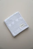 LİBABABY Müslin Geometrik OEKO-TEX Sertifikalı %100 Pamuk 2 Katlı 110x115 cm Bebek  Müslin Battaniye & Örtü - 4