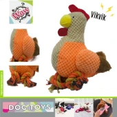 Wow Köpek Oyuncağı Kumaş Tavuk Gıcırtılı - 3