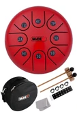 Midex TD-68RD Çelik Dil Davul Handpan 6 İnç 8 Ton Steel Tongue Drum Full Set - 1