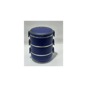 AKILLIELMA-PENGUEN PNG-6002 LACİVERT 3'LÜ SEFER TASI - 1