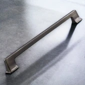 Gediz Metal Antik Nikel Kulp 224 mm Mobilya Çekmece Mutfak Dolabı Dolap Kapak Kulpları Kulb Kulpu - 7