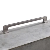 Gediz Metal Antik Nikel Kulp 224 mm Mobilya Çekmece Mutfak Dolabı Dolap Kapak Kulpları Kulb Kulpu - 5