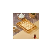 AKILLIELMA-COOKER TEPSİ BAMBU DİKDÖRTGEN 2 Lİ CKR3465 - 1