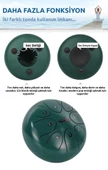 Midex TD-88GR Çelik Dil Davul Handpan 8 İnç 8 Ton Steel Tongue Drum Full Set - 4