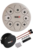 Midex TD-108WH Çelik Dil Davul Handpan 10 İnç 8 Ton Steel Tongue Drum Full Set - 1