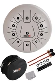 Midex TD-1211WH Çelik Dil Davul Handpan 12 İnç 11 Ton Steel Tongue Drum Full Set - 1