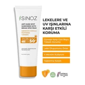 Sinoz Koyu Leke Karşıtı SPF 50+ Yüz Güneş Kremi 50 ML - 2