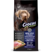 Crocus Kuzu Etli Pirinçli Yetişkin Köpek Maması 15 Kg - 1