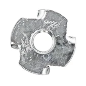 M6 Ağaç Somunu 6mm Tırnaklı Ahşap Çakma Somun -20 Adet - 4