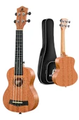 Rennes RD-26 Tenor Ukulele (Çanta Capo Askı Metod Pena) - 2