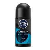 Nivea Men Deep Beat Aktif Karbon Erkek Roll-On 50ml - 1