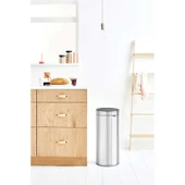Brabantia Matt Steel New Dokunmatik Çöp Kutusu 30 lt thumbnail 4