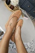 06T 104 Topukla Kadın Loafer Deri Babet - 11