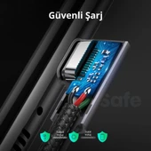 Ugreen 70531 USB-C to USB-C QC/PD 60W 2M Örgülü Hızlı Şarj Kablosu - 5
