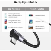 Ugreen 70531 USB-C to USB-C QC/PD 60W 2M Örgülü Hızlı Şarj Kablosu - 6